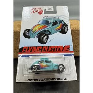 Hot Wheels Flying Customs Custom Volkswagen Beetle Blue Volksrod GRT22 New